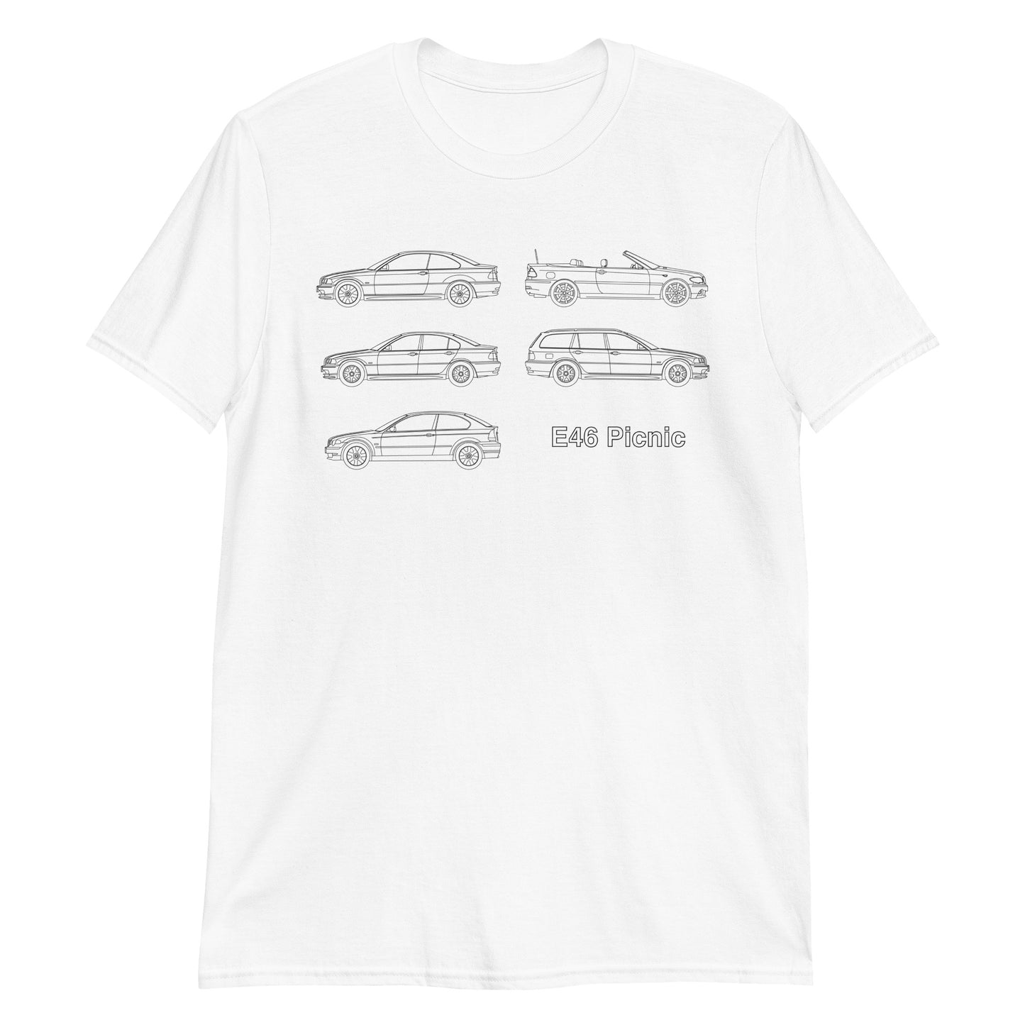 E46 Body style T-Shirt Blueprint Fashion EU