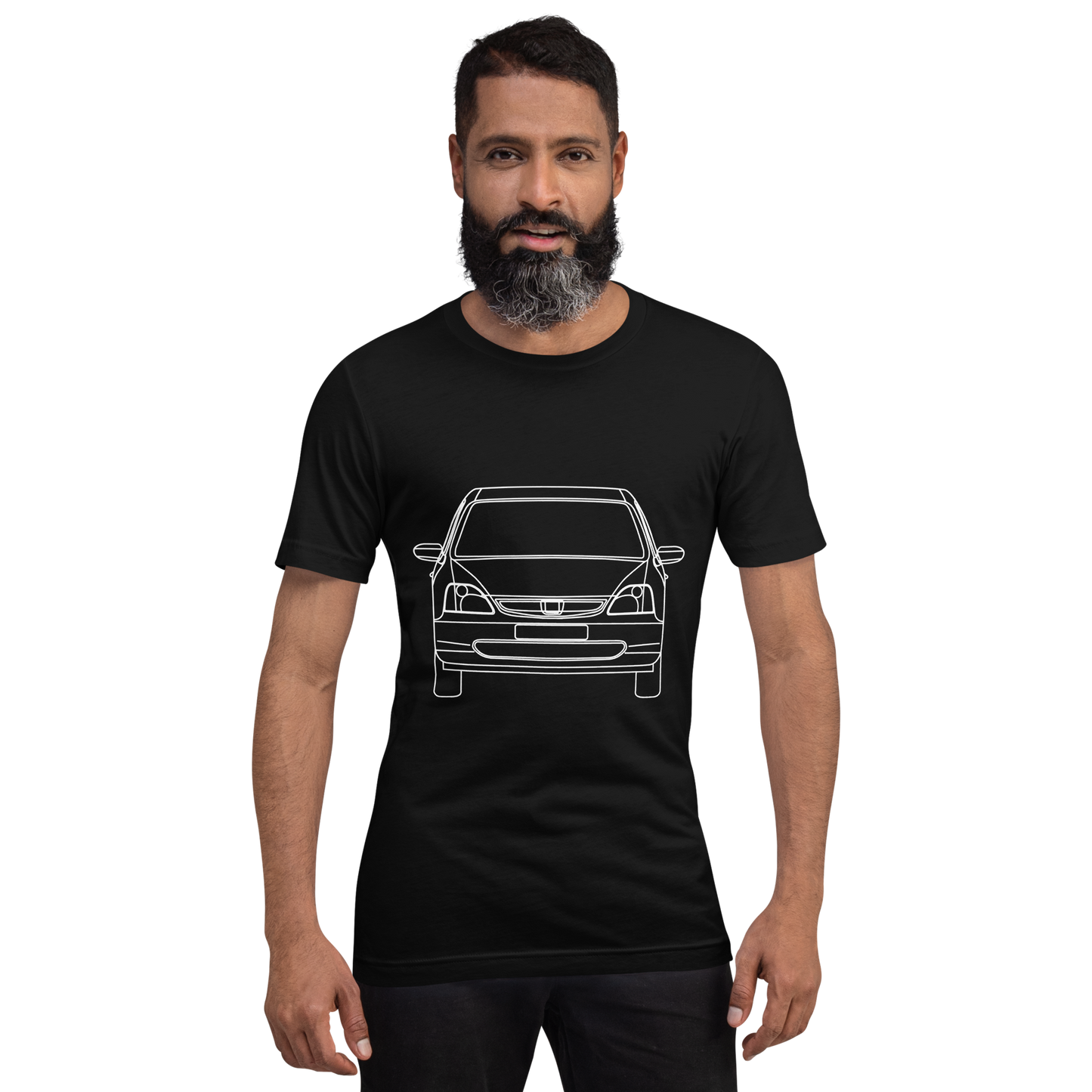 Civic 6th Gen Outline Premium Unisex T-Shirt Blueprint Fashion EU