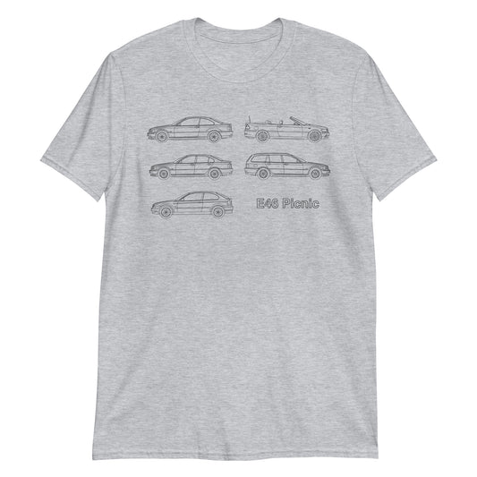 E46 Body style T-Shirt Blueprint Fashion EU